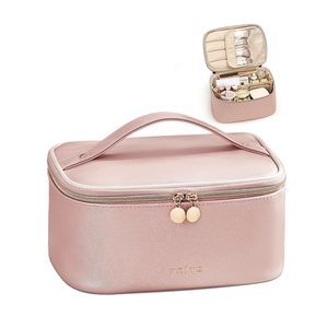 Makeup Bag, Large Capacity Portable Travel Cosmetic Bag, Waterproof Makeup🤪